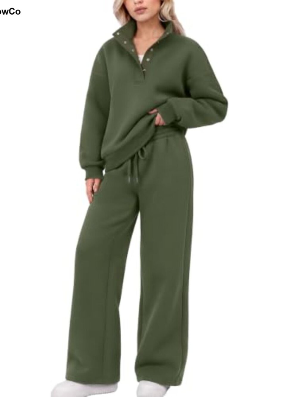 Women's 2 Piece Sweatsuit Set Oversized Lounge Casual Cotton Blend